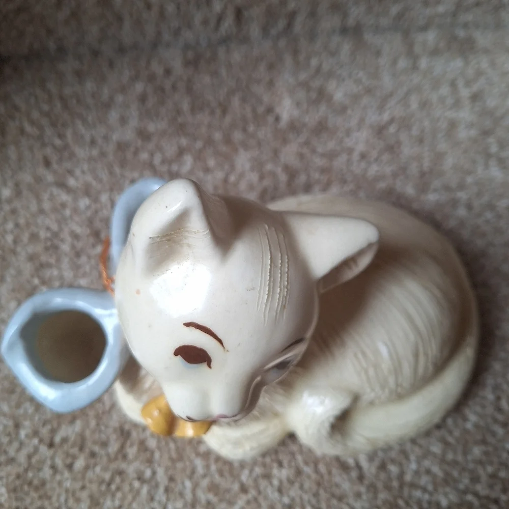 Vintage Hedi Schoop Hollywood Cat Vase/Figurine
